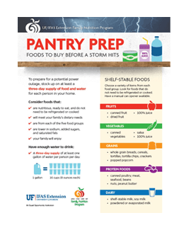 pantry prep guide for storm preparating